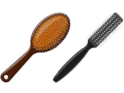 Some different kind of brushes you can use for your hairtype.