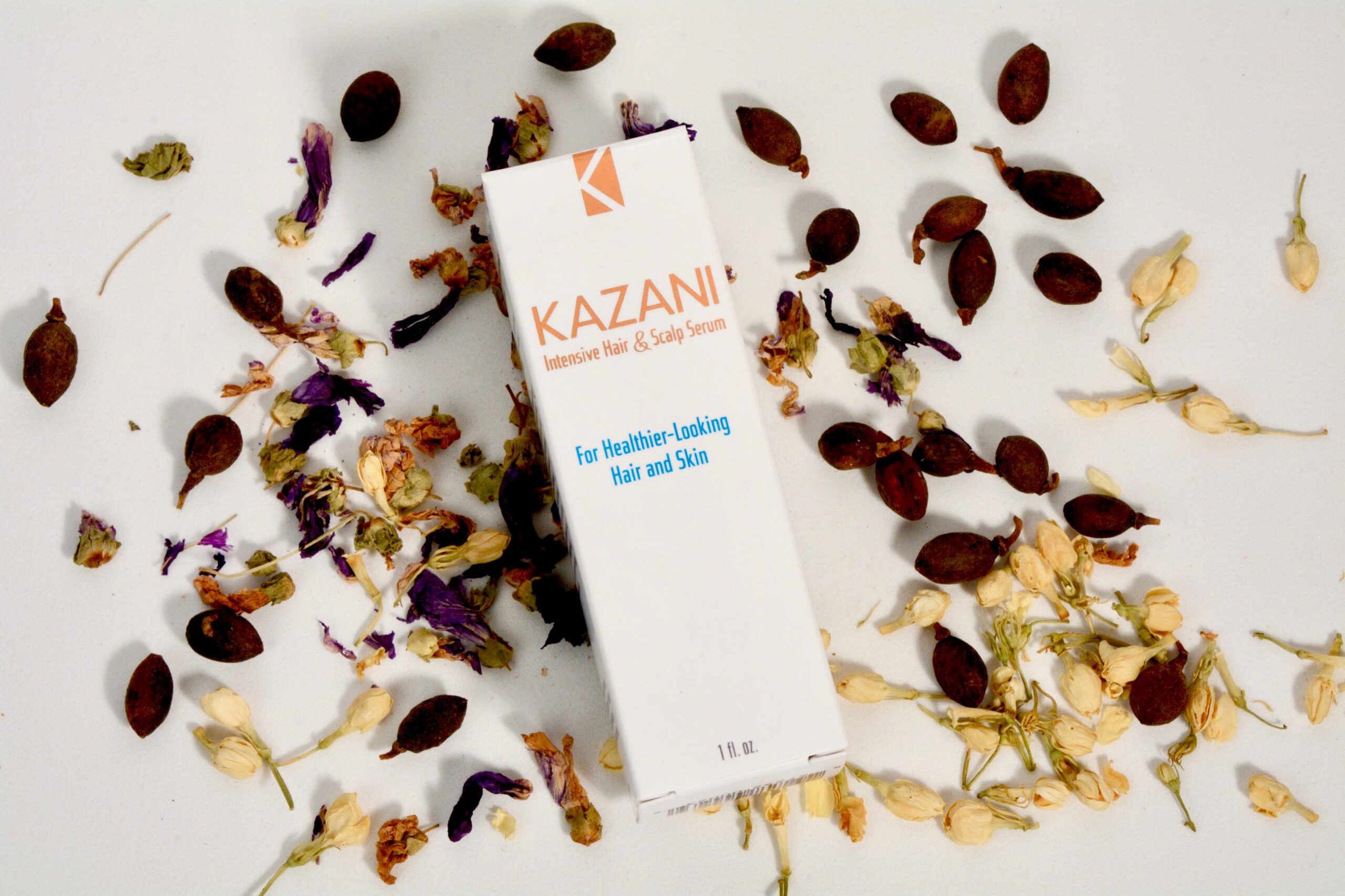 Kazani Intensive Hair and Scalp Serum with herbs and flower