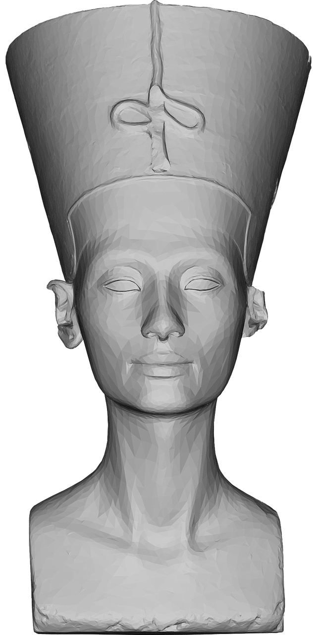 Queen Nefertiti is a beauty icon in history.